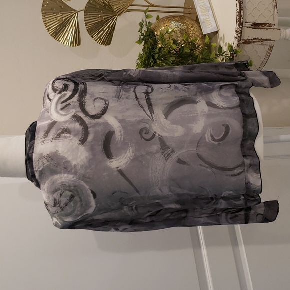 Chico's Silk Dress Jacket Size ML - Picture 4 of 5